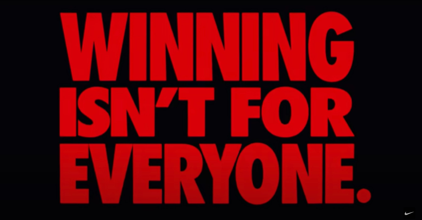 Los grandes atletas le recuerdan al mundo que no hay nada de malo en querer ganar.